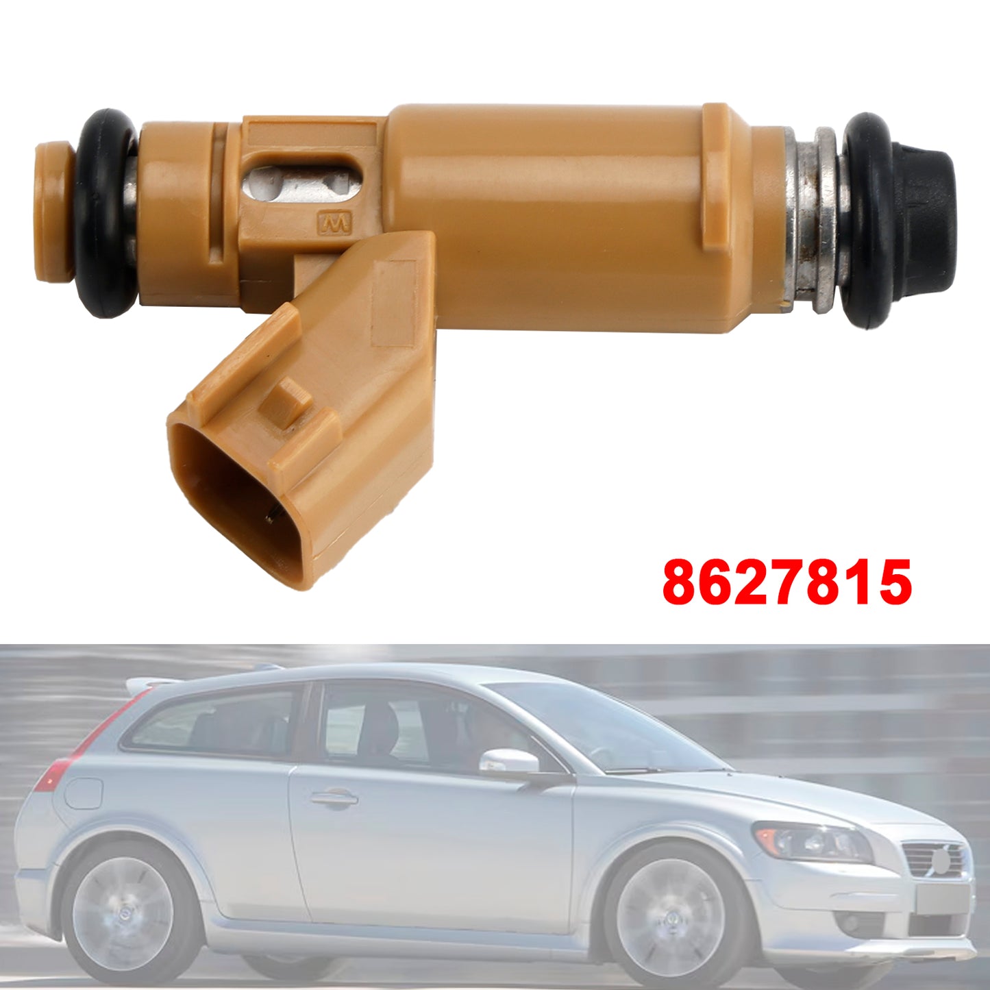 2004-2010 Volvo S40 V50 C30 B5244S4 2.4L I5 8627815 1Pcs Fuel Injector