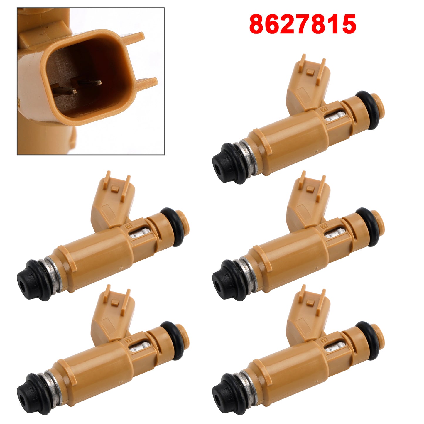 2004-2010 Volvo S40 V50 C30 B5244S4 2.4L I5 8627815 5Pcs Fuel Injector