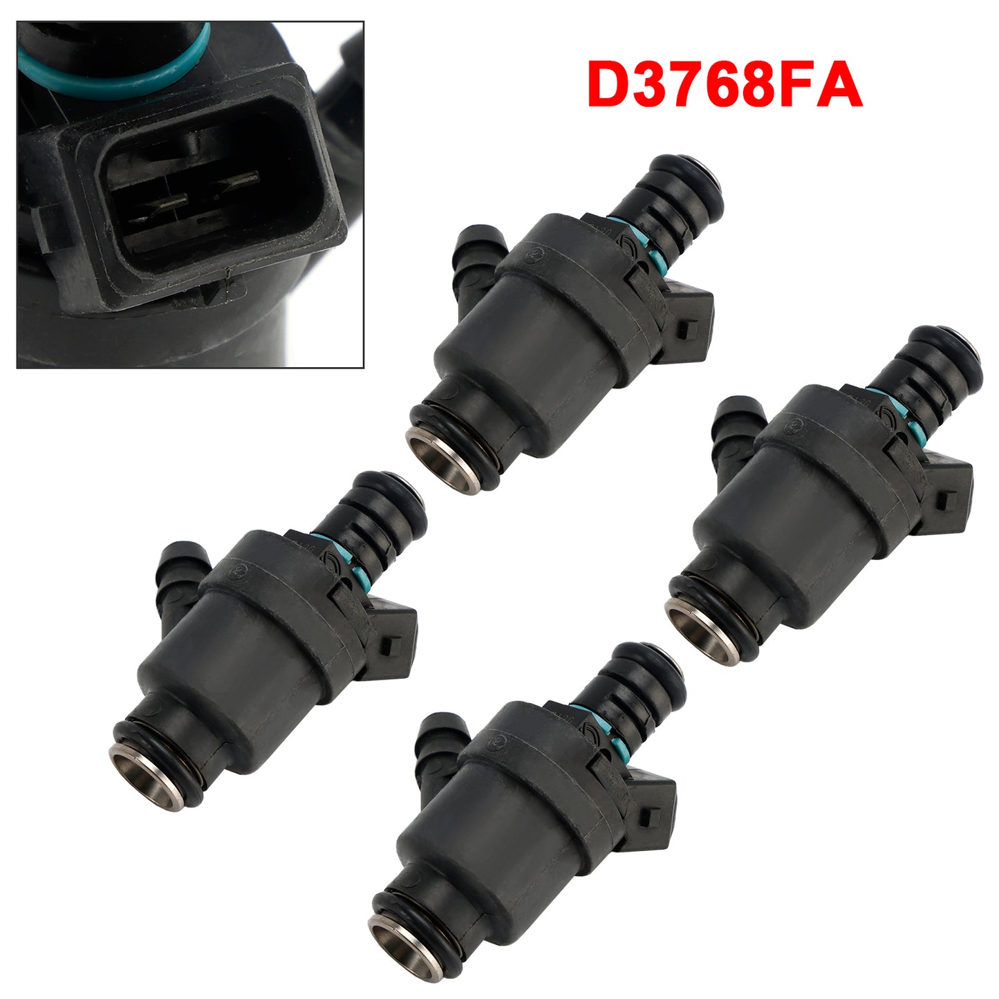 1993-2005 BMW E36 E46 Z3 316 318i M43 1.9 8v 93-05 D3768FA 1247931 4Pcs Fuel Injector