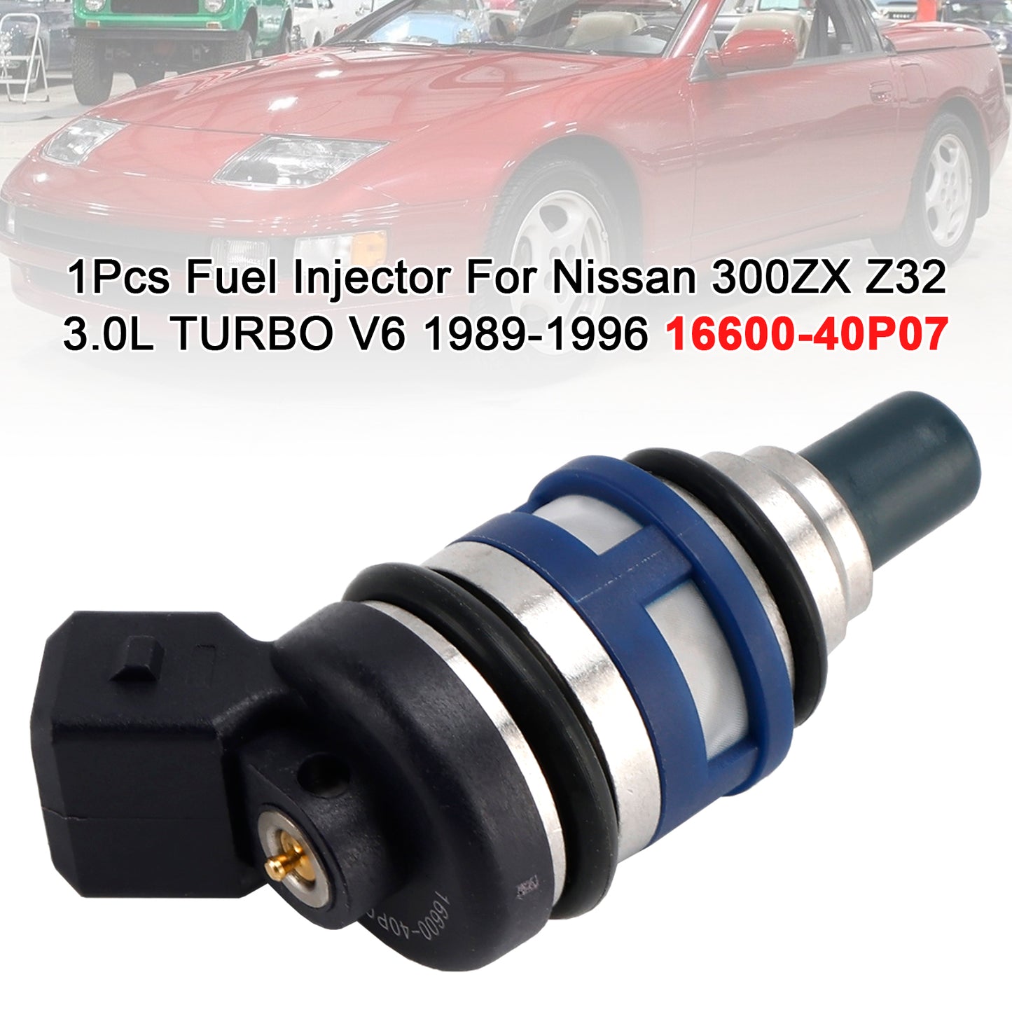 1989-1996 Nissan 300ZX Z32 3.0L TURBO V6 16600-40P07 1Pcs Fuel Injector