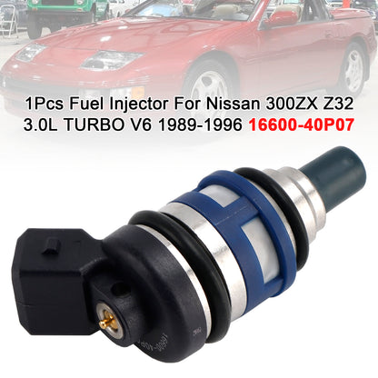 1989-1996 Nissan 300ZX Z32 3.0L TURBO V6 16600-40P07 1Pcs Fuel Injector