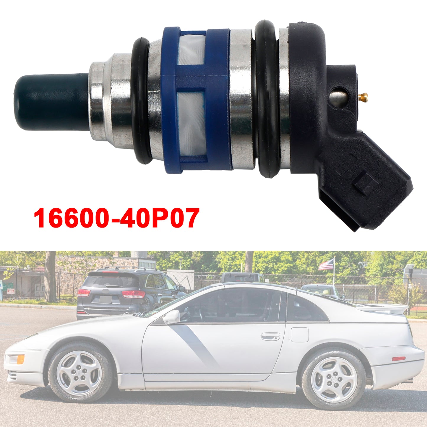 1989-1996 Nissan 300ZX Z32 3.0L TURBO V6 16600-40P07 1Pcs Fuel Injector