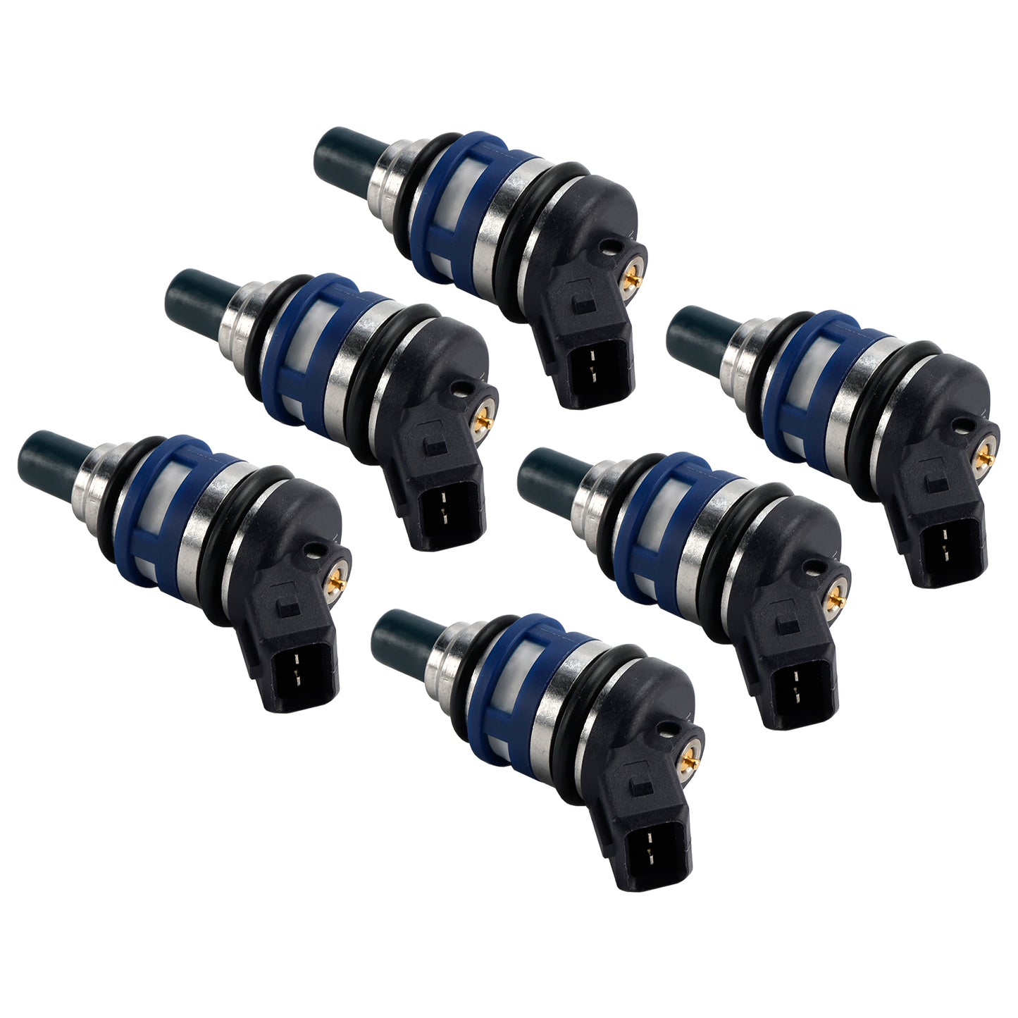 1989-1996 Nissan 300ZX Z32 3.0L TURBO V6 16600-40P07 6Pcs Fuel Injector