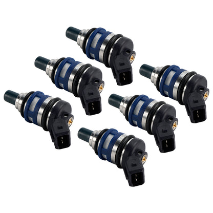 1989-1996 Nissan 300ZX Z32 3.0L TURBO V6 16600-40P07 6Pcs Fuel Injector