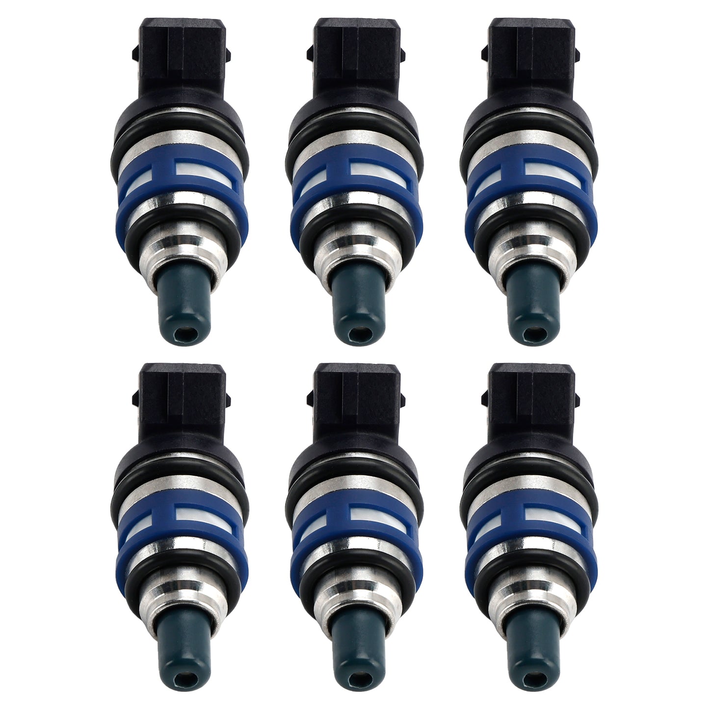 1989-1996 Nissan 300ZX Z32 3.0L TURBO V6 16600-40P07 6Pcs Fuel Injector