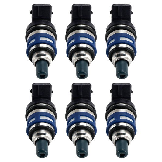 6Pcs Fuel Injector 1989-1996 Nissan 300ZX Z32 3.0L TURBO V6 16600-40P07