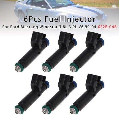 2003-2004 Ford Taurus V6 3.0L XF2E-C4B 6Pcs Fuel Injector