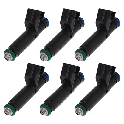 2003-2004 Ford Taurus V6 3.0L XF2E-C4B 6Pcs Fuel Injector