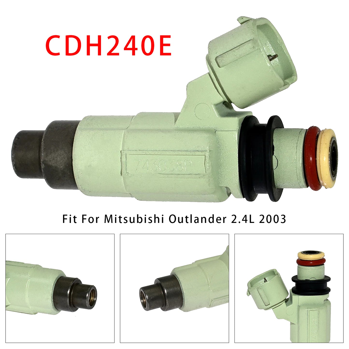 Mitsubishi Outlander 2.4L I4 2003 CDH240E 1Pcs Fuel Injector