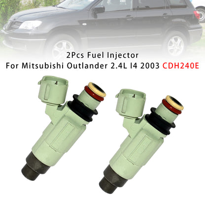 2003 Mitsubishi Outlander 2.4L CDH240E 2Pcs Fuel Injector