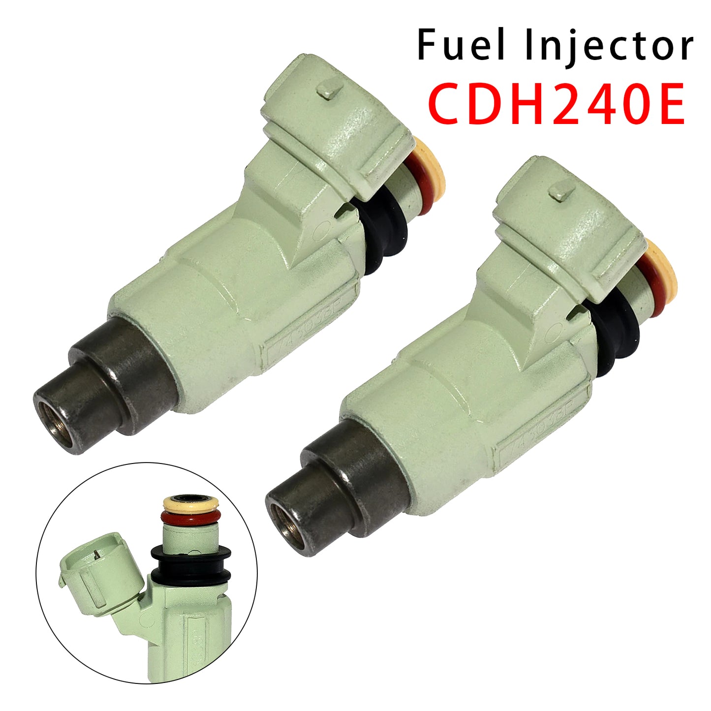 2003 Mitsubishi Outlander 2.4L CDH240E 2Pcs Fuel Injector
