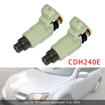 2003 Mitsubishi Outlander 2.4L CDH240E 2Pcs Fuel Injector