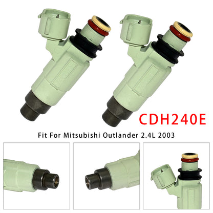 2003 Mitsubishi Outlander 2.4L CDH240E 2Pcs Fuel Injector