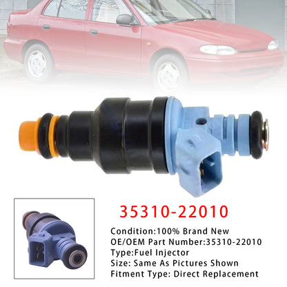 7/1994-12/1998 Hyundai Excel X3 1.5L 4 Cyl 35310-22010 1Pcs Fuel Injector
