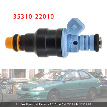 7/1994-12/1998 Hyundai Excel X3 1.5L 4 Cyl 35310-22010 1Pcs Fuel Injector