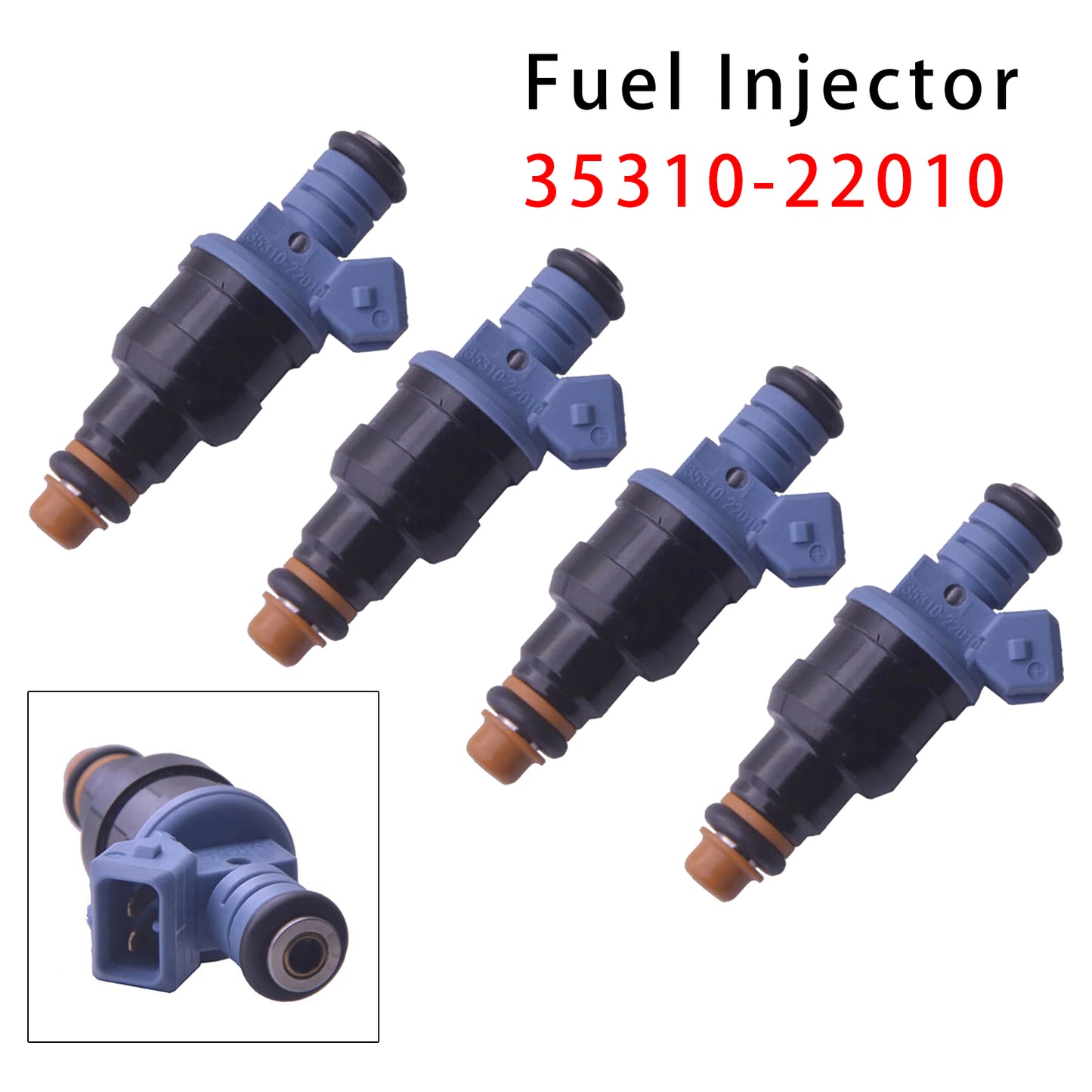 1994-1999 Hyundai Excel X3 1.5L 4 Cyl G4EK 35310-22010 4Pcs Fuel Injector
