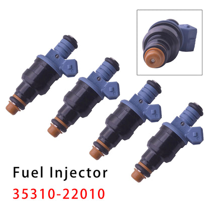 1994-1999 Hyundai Excel X3 1.5L 4 Cyl G4EK 35310-22010 4Pcs Fuel Injector