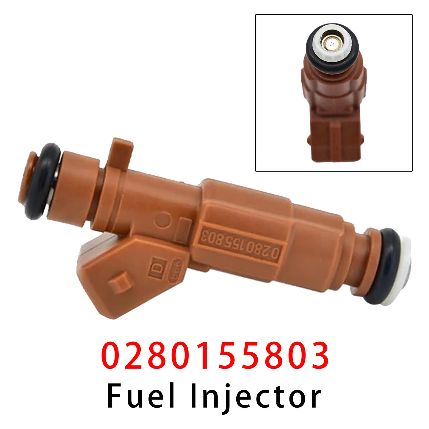 03.1997-06.2000 Peugeot 306 3/5 doors 2.0 16V 0280155803 1Pcs Fuel Injector