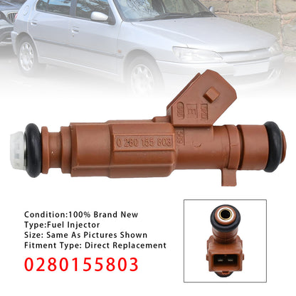 Peugeot 806 605 306 406 2.0 16V 0280155803 96288914 1Pcs Fuel Injector