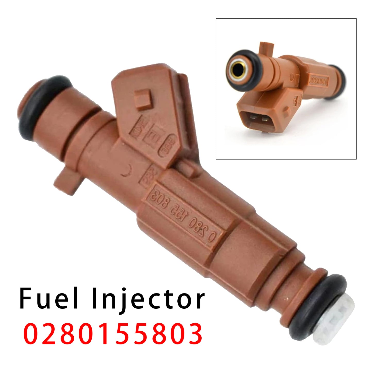 03.1997-06.2000 Peugeot 306 3/5 doors 2.0 16V 0280155803 1Pcs Fuel Injector