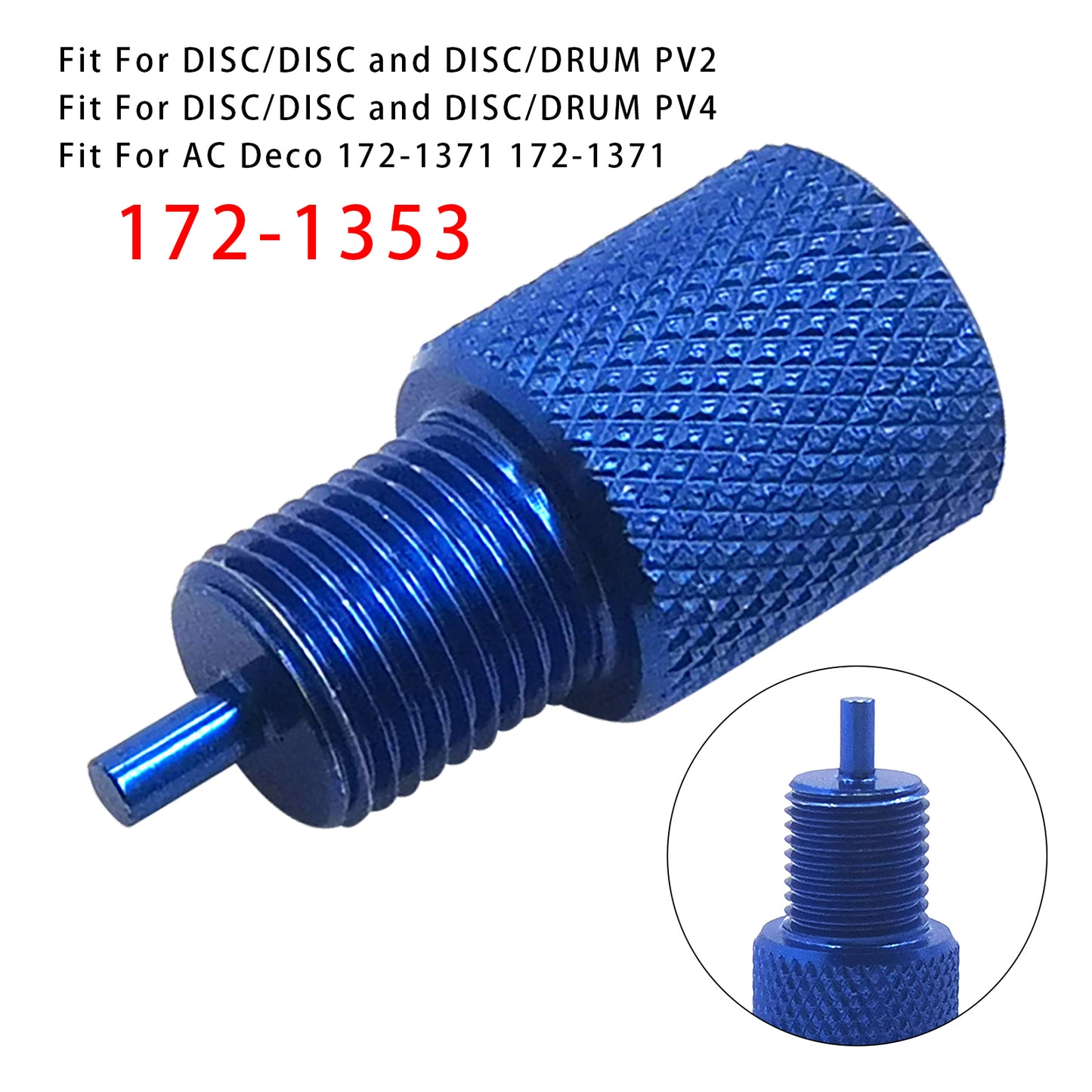 DISC/DISC and DISC/DRUM PV2 172-1353 Brake Proportioning Valve Bleeder Tool
