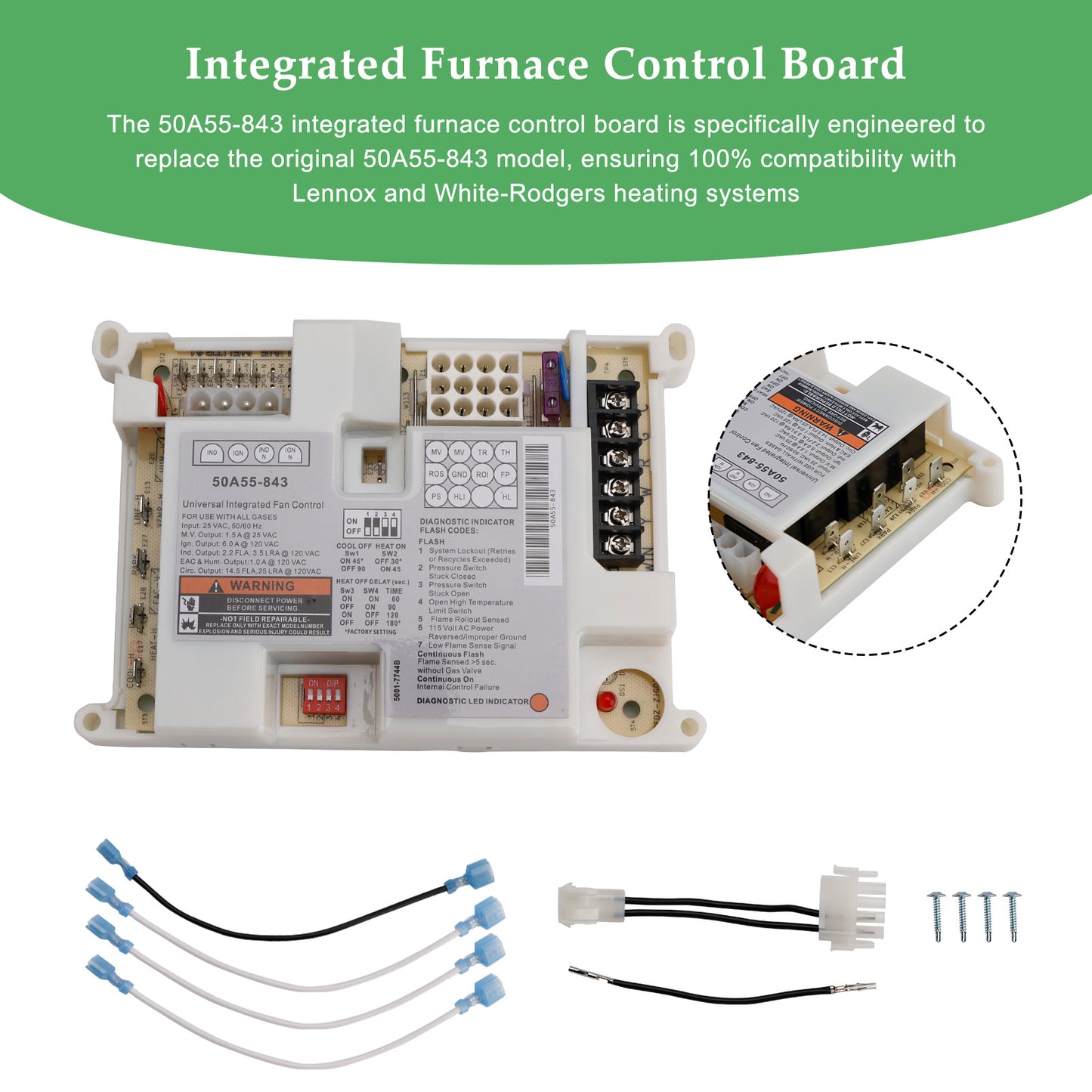 Pentair UltraTemp 472734 Auto Heat Control Board Assembly Replacement