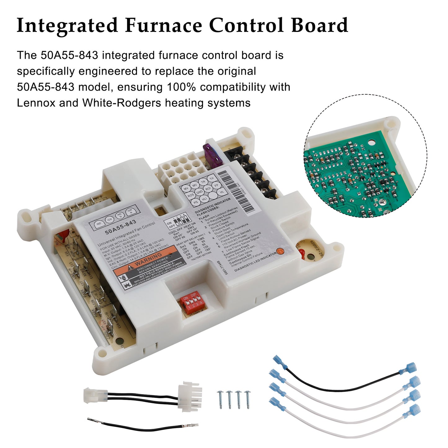 Pentair UltraTemp 472734 Auto Heat Control Board Assembly Replacement