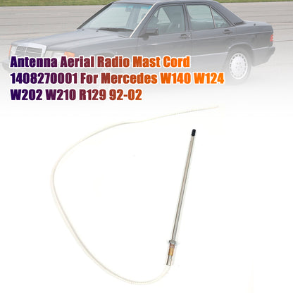 1992-1993 Mercedes 300CE 1408270001 Antenna Aerial Radio Mast Cord