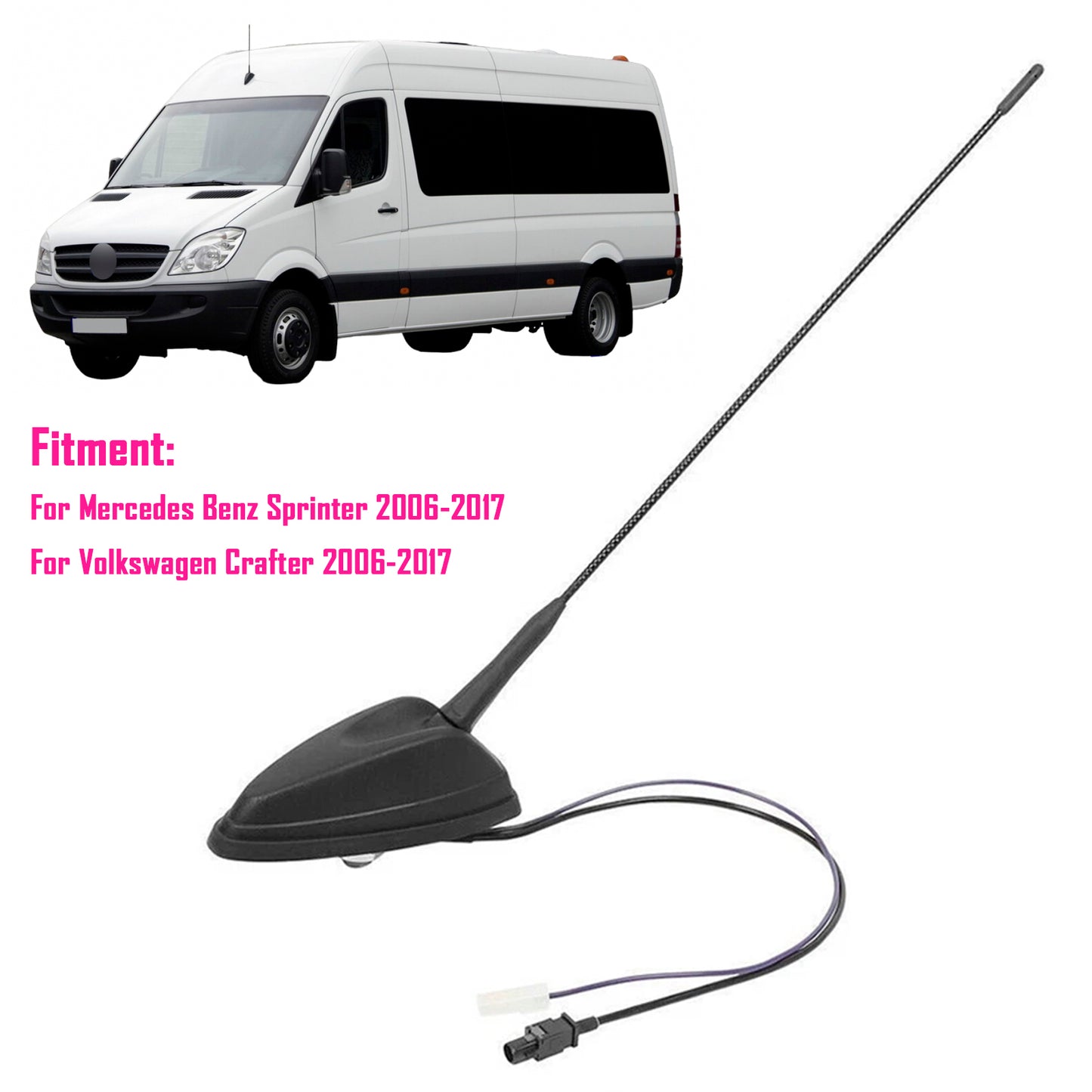 2006-2017 Volkswagen Crafter A9068200475 Antenna Roof Mounted Radio Aerial