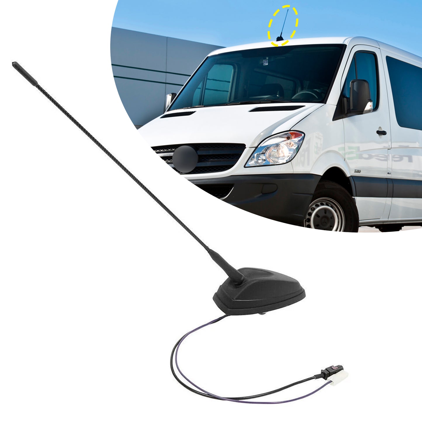 2006-2017 Volkswagen Crafter A9068200475 Antenna Roof Mounted Radio Aerial