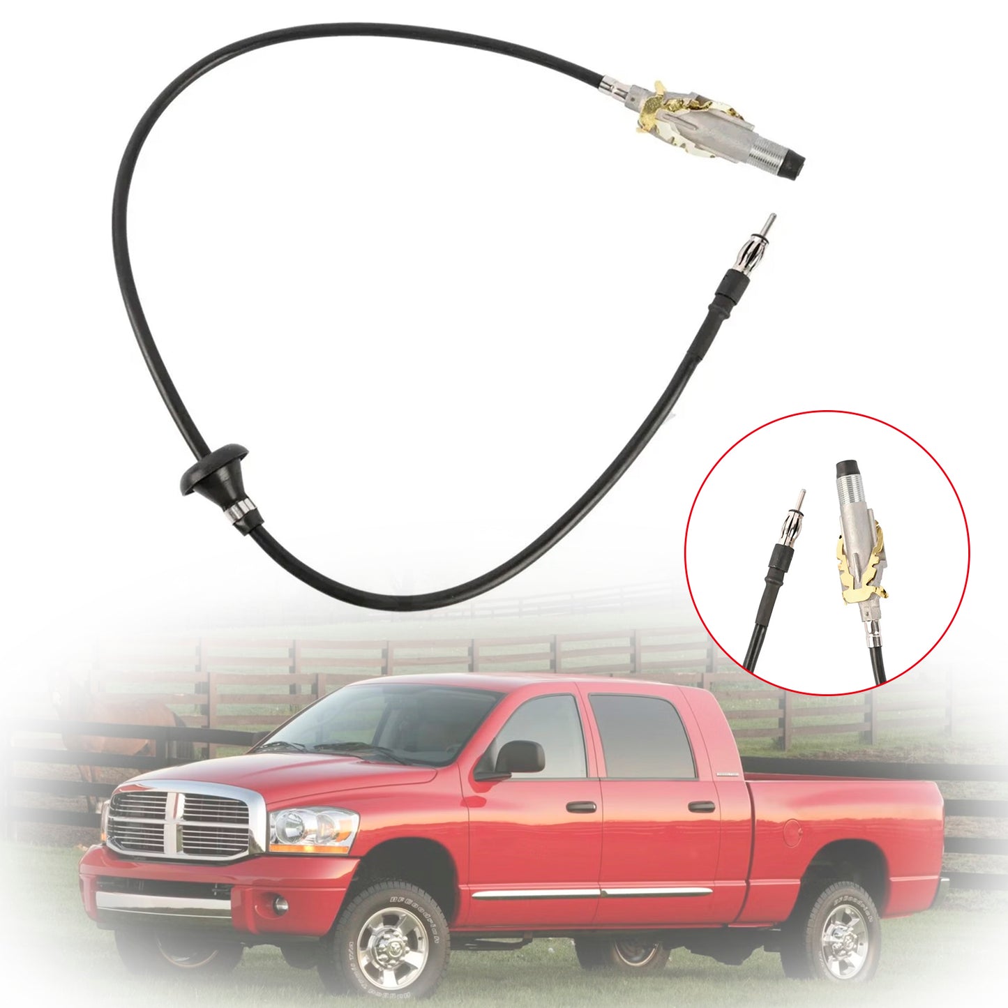 2002-2008 DODGE RAM 1500 56043089AF Radio Antenna Body Replacement