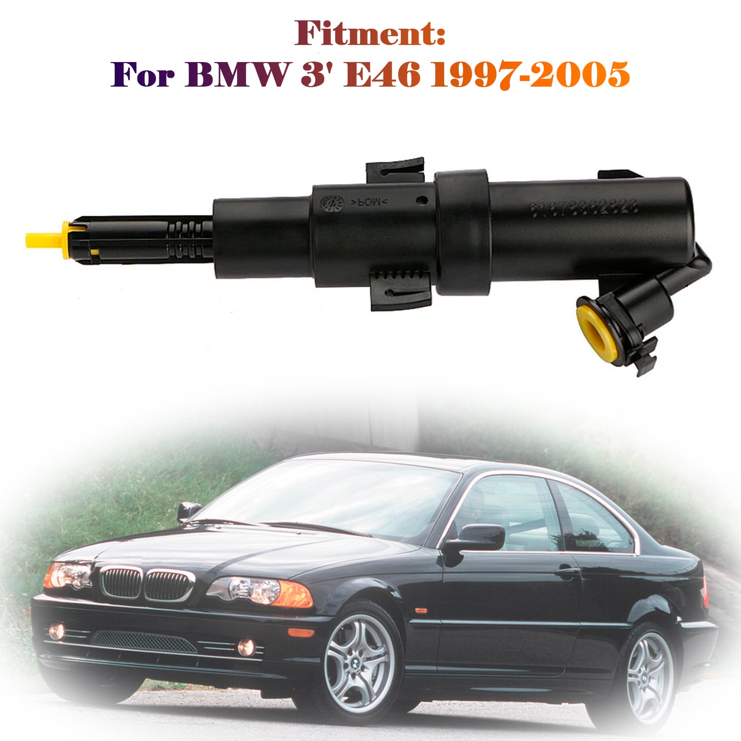 1997-2005 BMW 3' E46 61678362823 Front Headlight Spray Washer Nozzle Left
