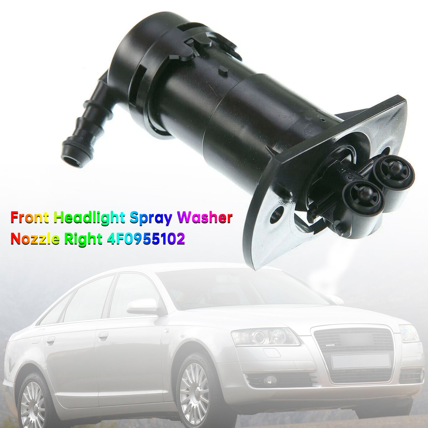 2004/07-2008/10 Audi A6 4F2 C6 4F0955102 Front Headlight Spray Washer Nozzle Right