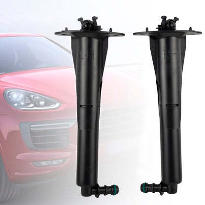 1 Pair Front Headlight Spray Washer Nozzle 2015-2017 Porsche Cayenne