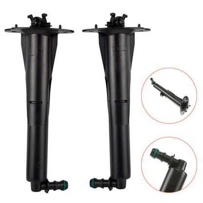 1 Pair Front Headlight Spray Washer Nozzle 2015-2017 Porsche Cayenne