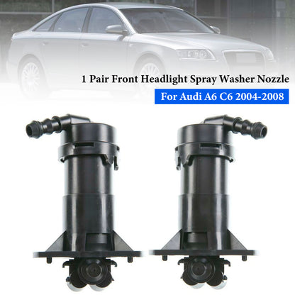 2004/07-2008/10 Audi A6 4F2 C6 4F0955101 1 Pair Front Headlight Spray Washer Nozzle