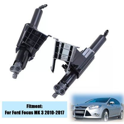 2010-2017 Ford Focus MK 3 1 Pair Front Headlight Spray Washer Nozzle