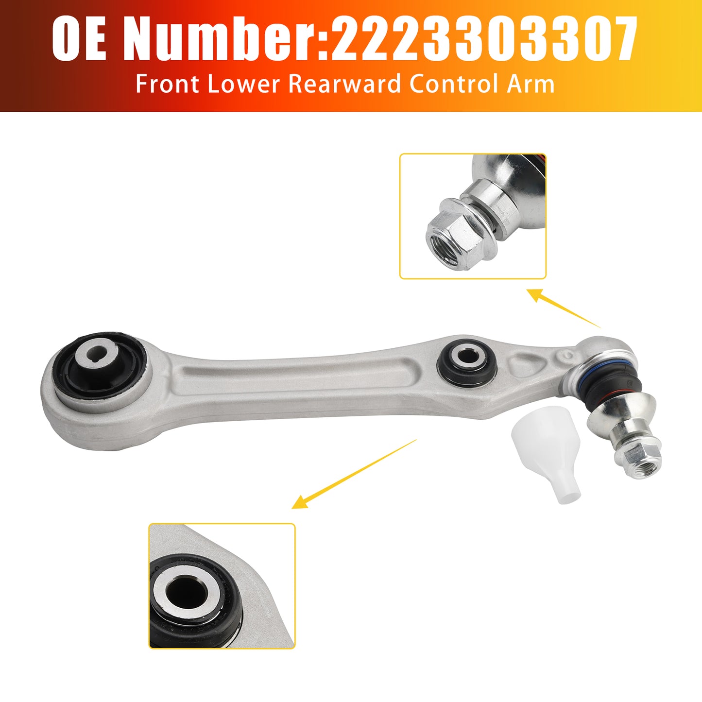 2017-2018 S 560 4MATIC 18 Model 2223303307 Front Lower Rearward Control Arm L/R