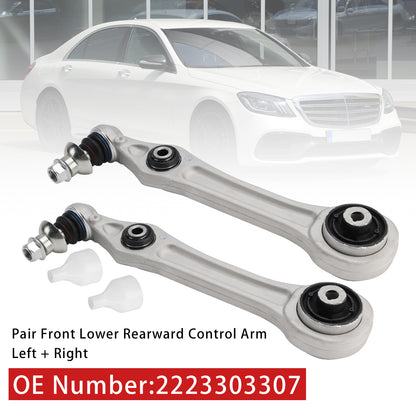 2016-2017 S 400 L 4MATIC 17 Model 2223303307 2x Front Lower Rearward Control Arm
