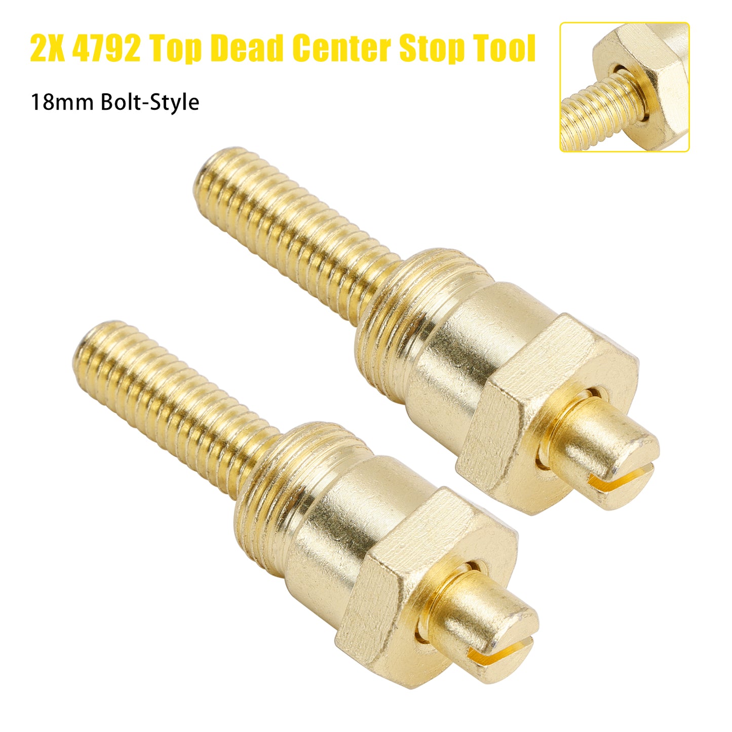 2X 4792 Top Dead Center Stop Tool 18mm Bolt-Style
