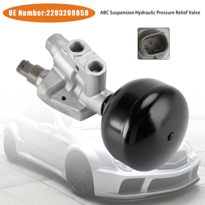 Mercedes R230 SL500 CL500 CL55 AMG 2203200858 ABC Suspension Hydraulic Pressure Relief Valve