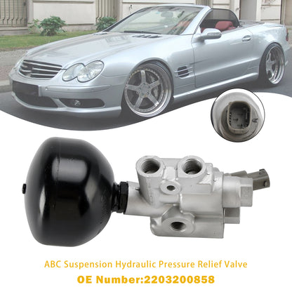 Mercedes R230 SL500 CL500 CL55 AMG 2203200858 ABC Suspension Hydraulic Pressure Relief Valve