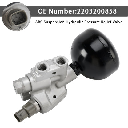 Mercedes R230 SL500 CL500 CL55 AMG 2203200858 ABC Suspension Hydraulic Pressure Relief Valve