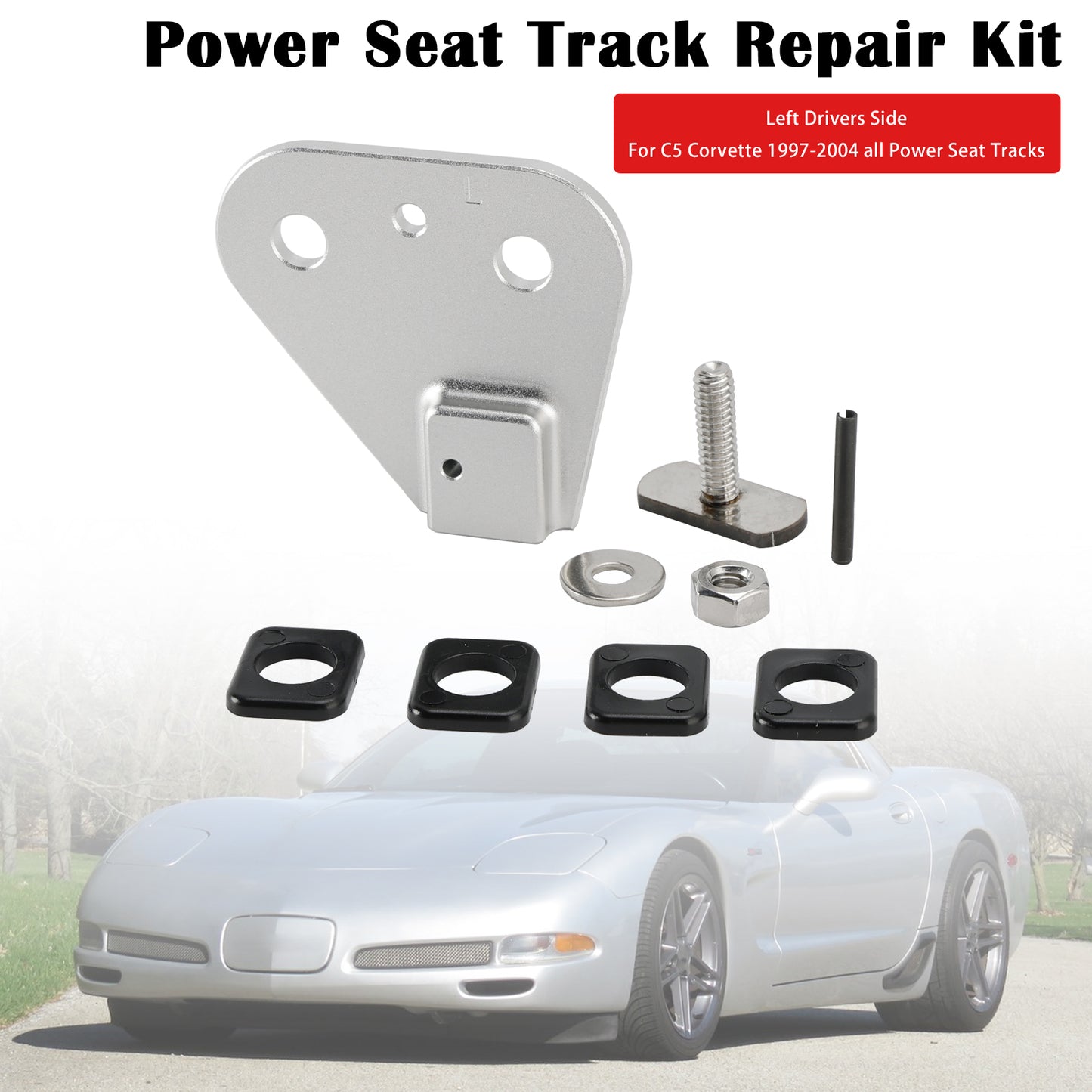 Power Seat Track Repair Kit Left Drivers Side 1997-2004 Chevy Corvette C5