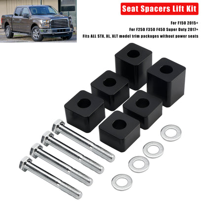 F150 2015+ / F250 F350 F450 Super Duty 2017+ Seat Lift Kit 4/5"-2.4"
