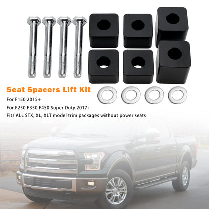 F150 2015+ / F250 F350 F450 Super Duty 2017+ Seat Lift Kit 4/5"-2.4"