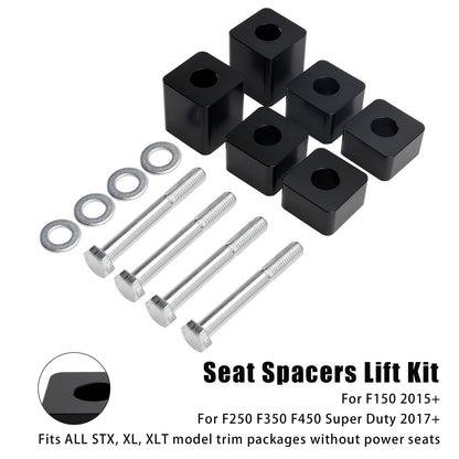F150 2015+ / F250 F350 F450 Super Duty 2017+ Seat Lift Kit 4/5"-2.4"