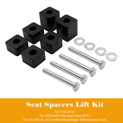 F150 2015+ / F250 F350 F450 Super Duty 2017+ Seat Lift Kit 4/5"-2.4"