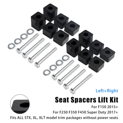 2015+ F150 2x Seat Lift Kit 4/5"-2.4"