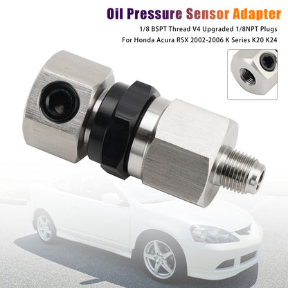 Oil Pressure Sensor Adapter 2002-2006 Honda Acura RSX K Series K20 K24